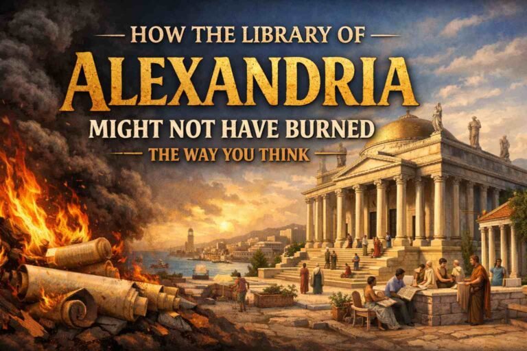 How the Library of Alexandria Might Not Have Burned the Way You Think
