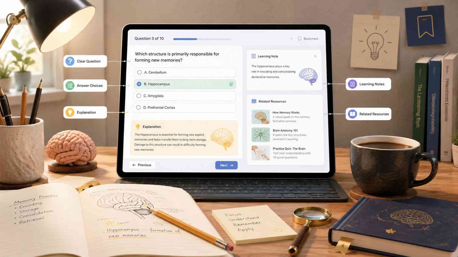 The Anatomy of a Helpful Educational Quiz Page