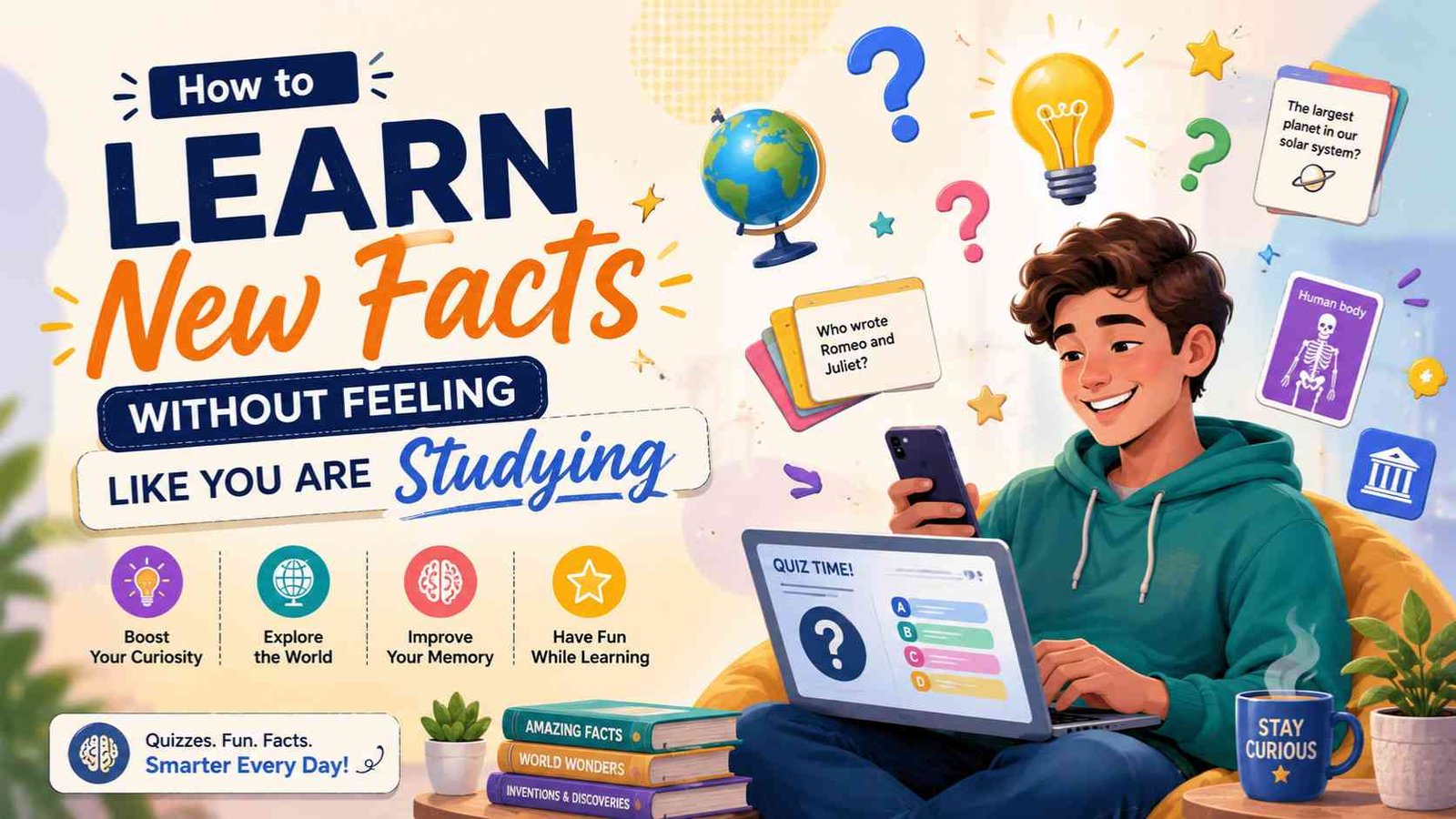 How to Learn New Facts Without Feeling Like You Are Studying