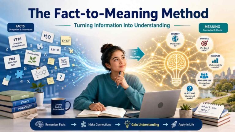 The Fact-to-Meaning Method: Turning Information Into Understanding