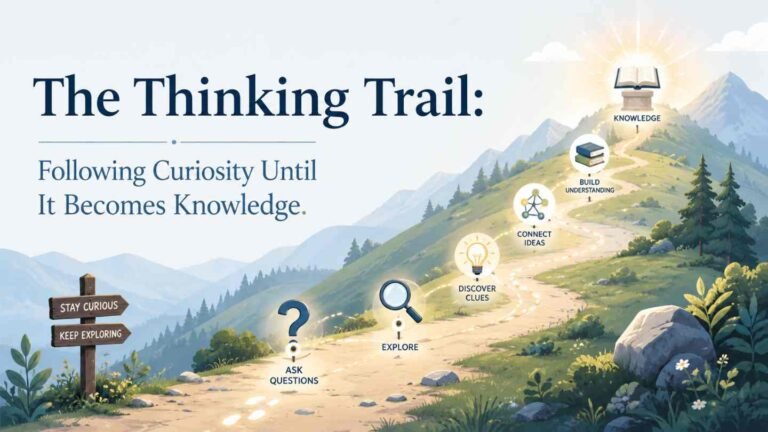The Thinking Trail: Following Curiosity Until It Becomes Knowledge