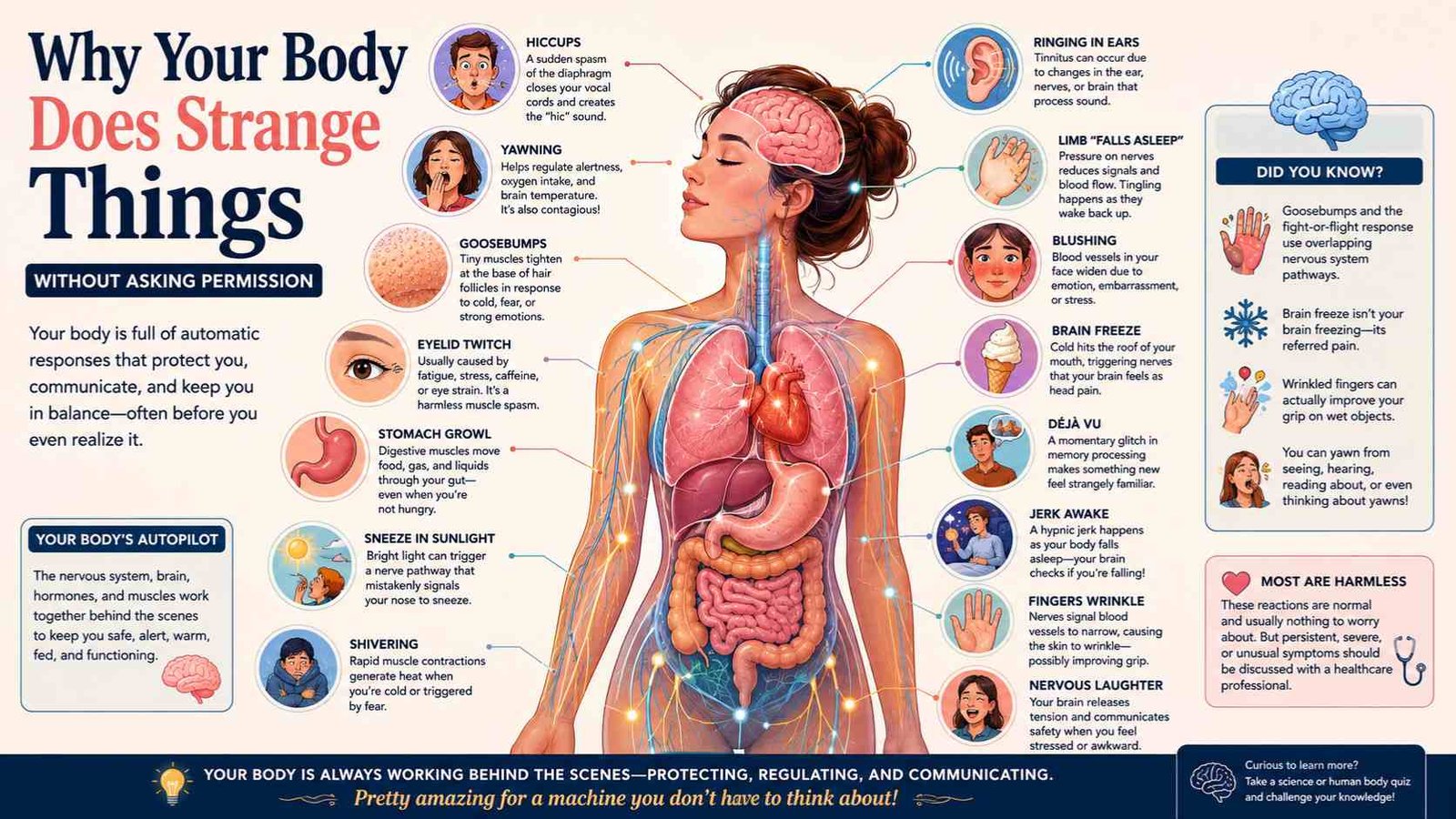 Why does the body does strange things naturally