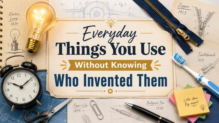 Everyday things you use without knowing who invented them.