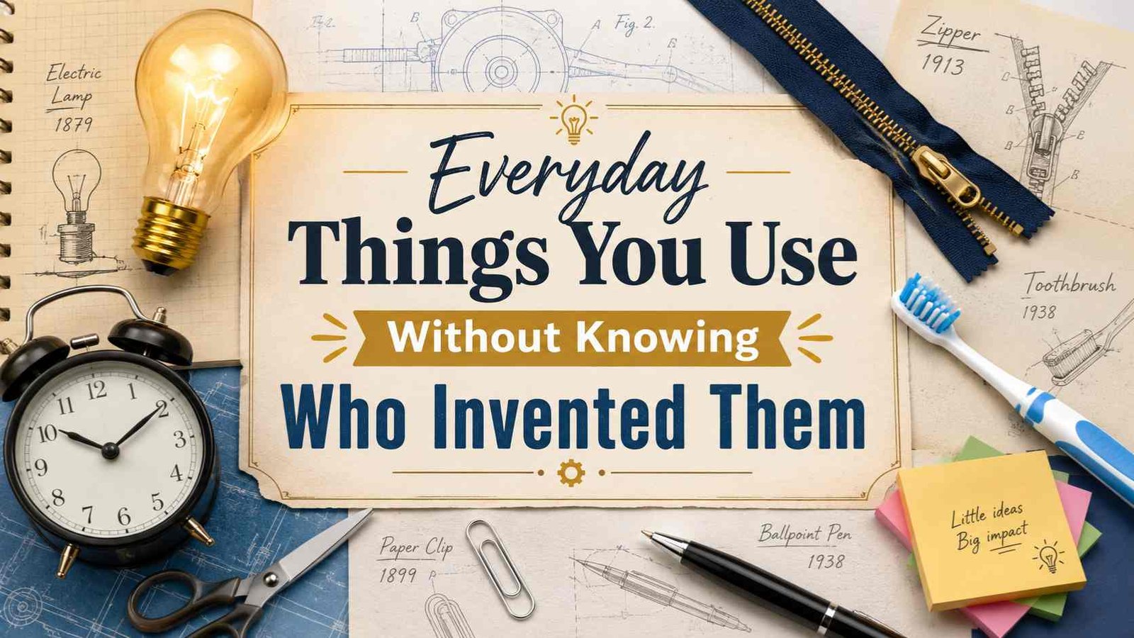 Everyday things you use without knowing who invented them.